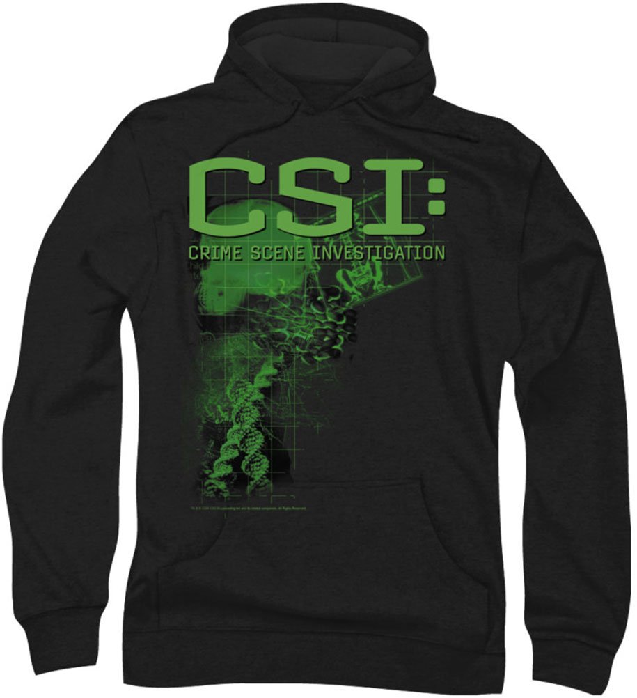 CSI Men's Evidence Hoodie - Premium Cotton Zip-Up Sweatshirt for Casual Wear & Outdoor Activities | Perfect for Work, Gym & Everyday Use