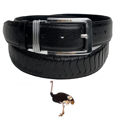 Black-ostrich Leg-pin Buckle