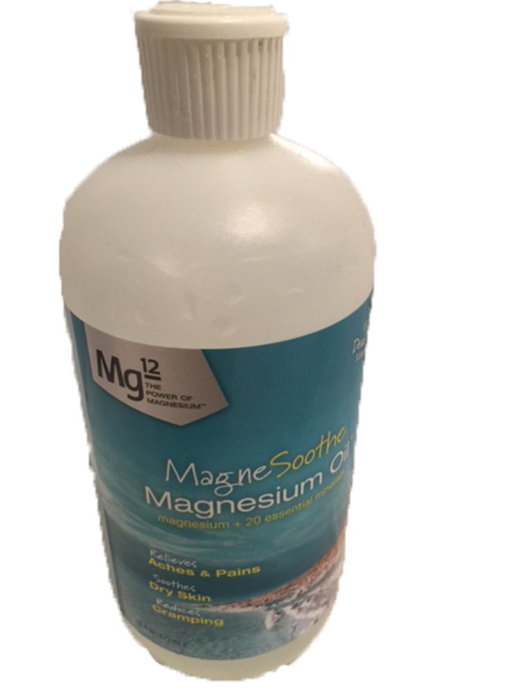 MagneSoothe Pure Magnesium Oil Spray - 16 oz (Mg12) for Muscle Relaxation, Pain Relief & Better Sleep | Natural Remedy for Cramps, Soreness & Stress
