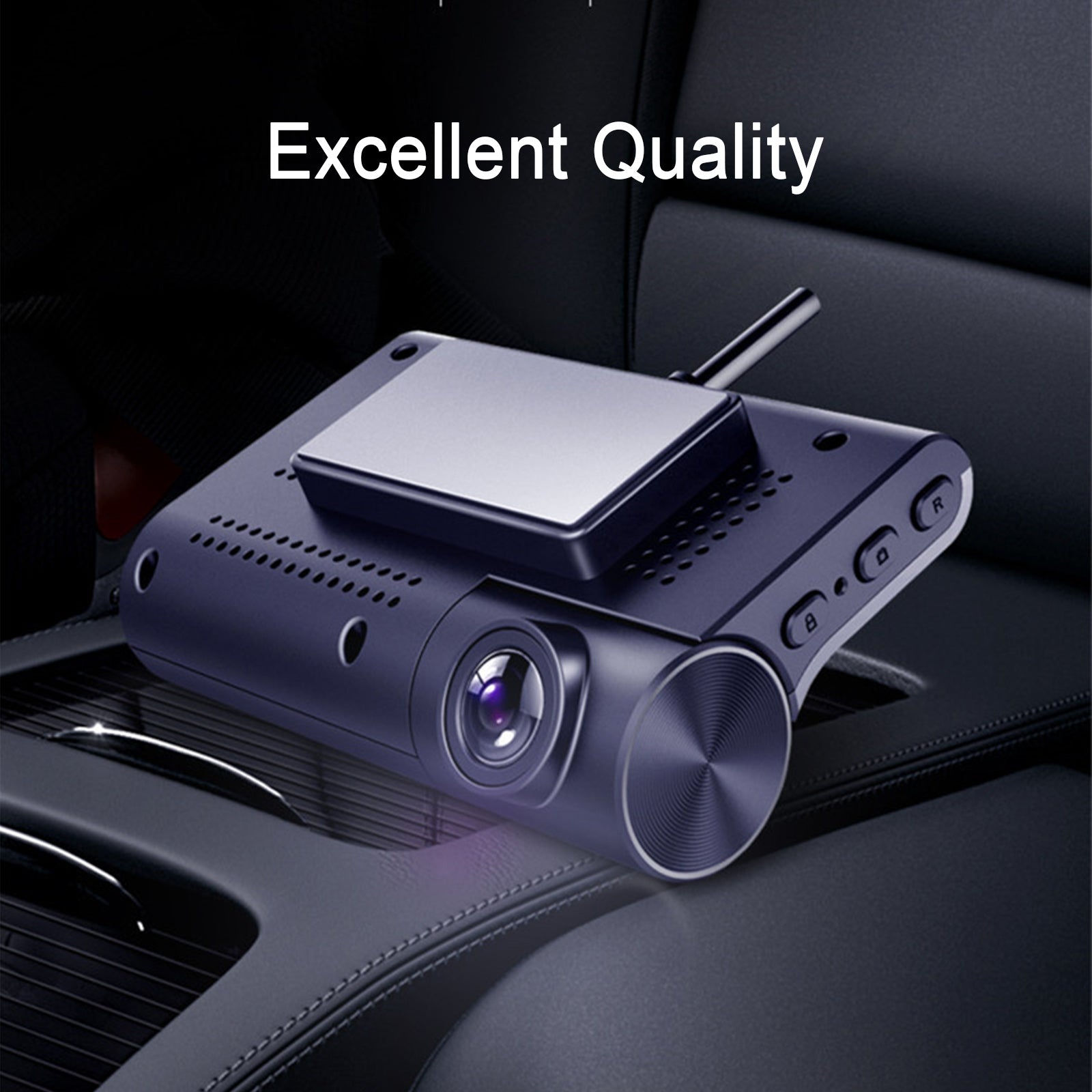 1080P WiFi Dash Cam with Night Vision - Hidden Driving Recorder & DVR for Cars | Perfect for Road Trips, Uber, and Security Monitoring