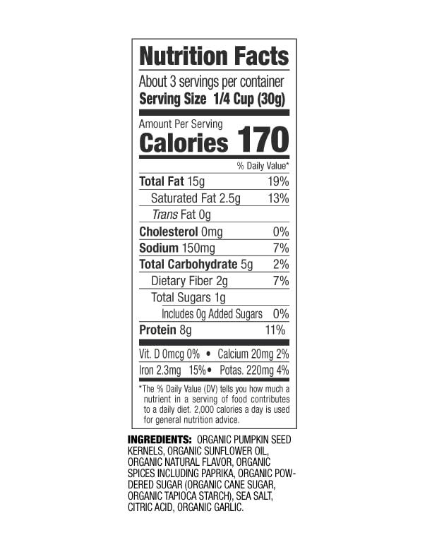 Organic Pop-Roasted Pumpkin Seeds by Top Fox Snacks - Healthy Protein Snacks, Gluten Free, Keto & Vegan Friendly (Chile Lime Flavor, 3.5oz - 6 Pack) - Perfect for On-the-Go Snacking, Workout Fuel & Keto Diet