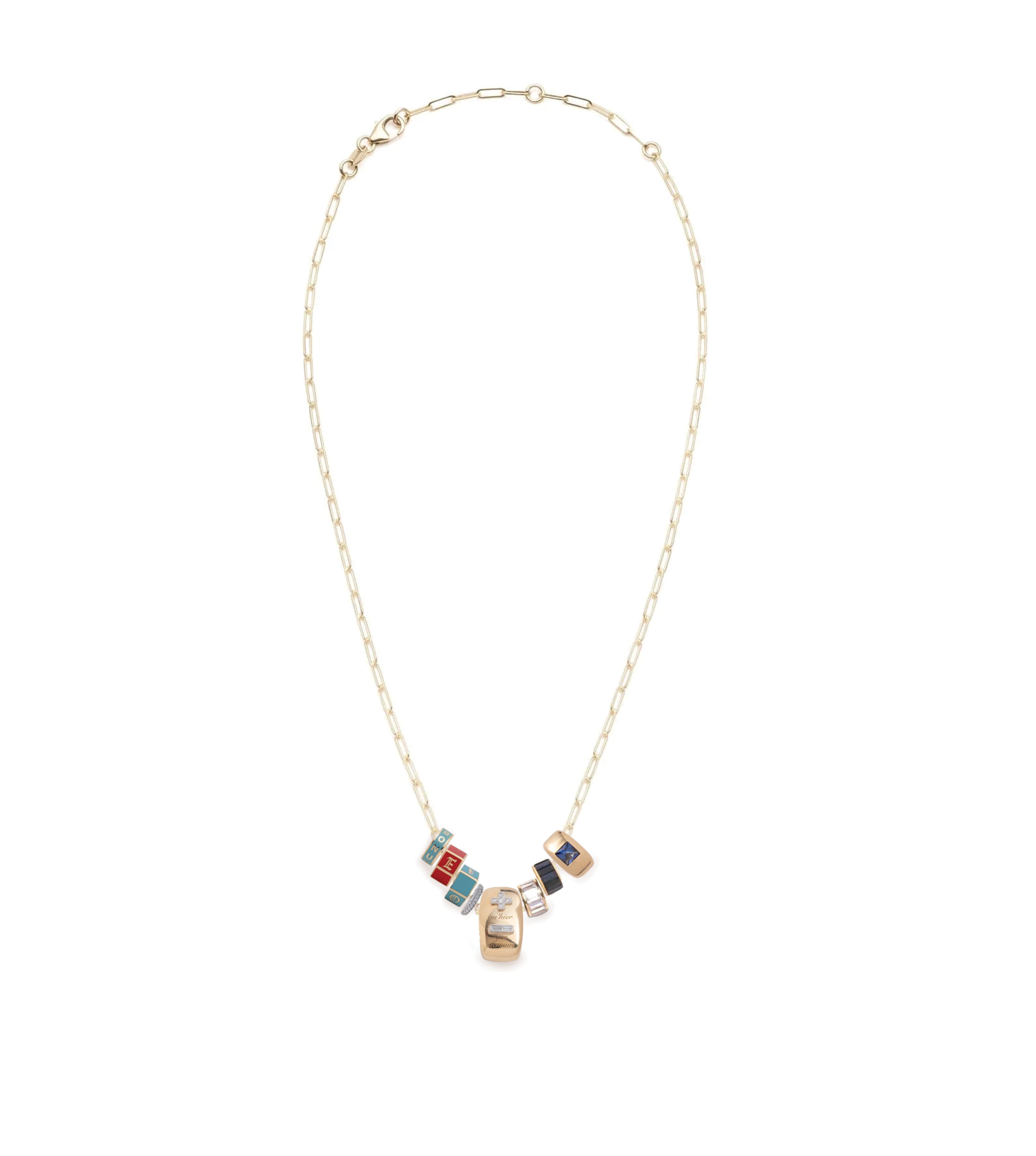 Heart Beats, Heart Slides & Faceted Heart Beats: Dainty Clip Necklace Set for Women | Perfect for Valentine's Day, Anniversary & Everyday Elegance