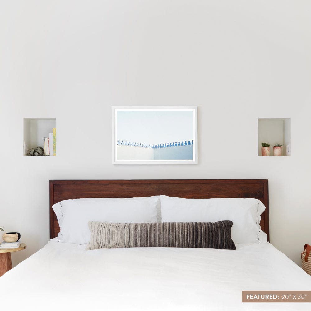 Blue City 2 Fine Art Prints - Wall Decor for Living Room, Bedroom & Office - Modern Landscape Painting for Home & Office Decor