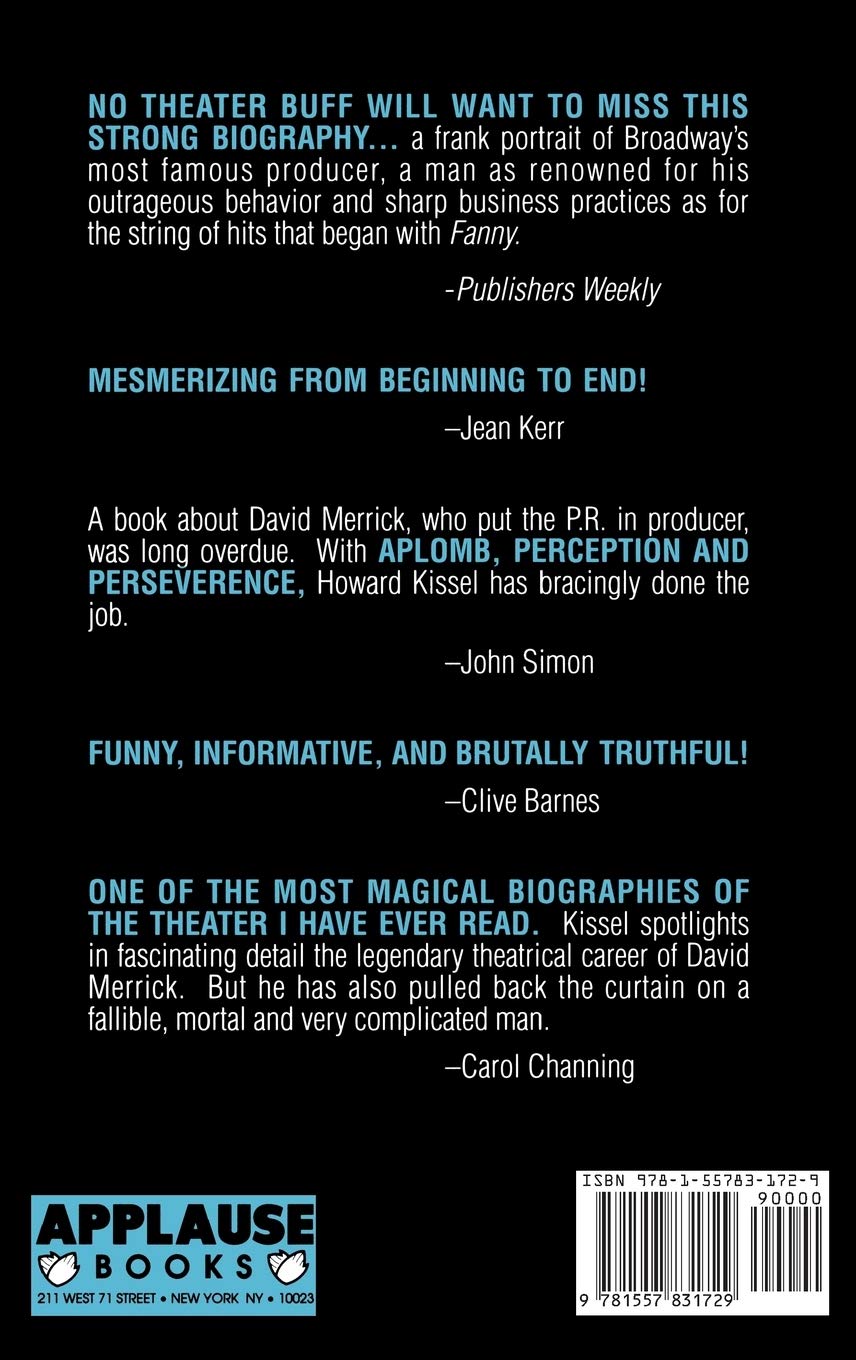 David Merrick: The Abominable Showman - Unauthorized Biography | Applause Books | Perfect for Theater Lovers & Broadway History Enthusiasts