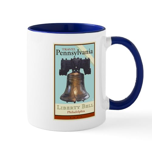 White/Navy Inside - Travel Pennsylvania Mug