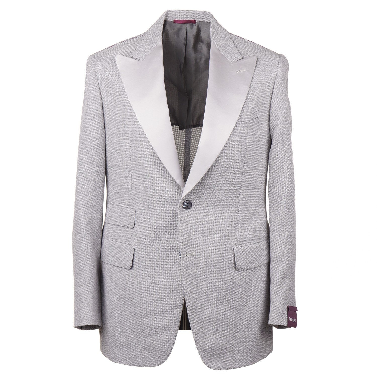 Sartoria Partenopea Men's Woven Fresco Dinner Jacket - Formal Blazer for Weddings, Gala Events & Evening Occasions
