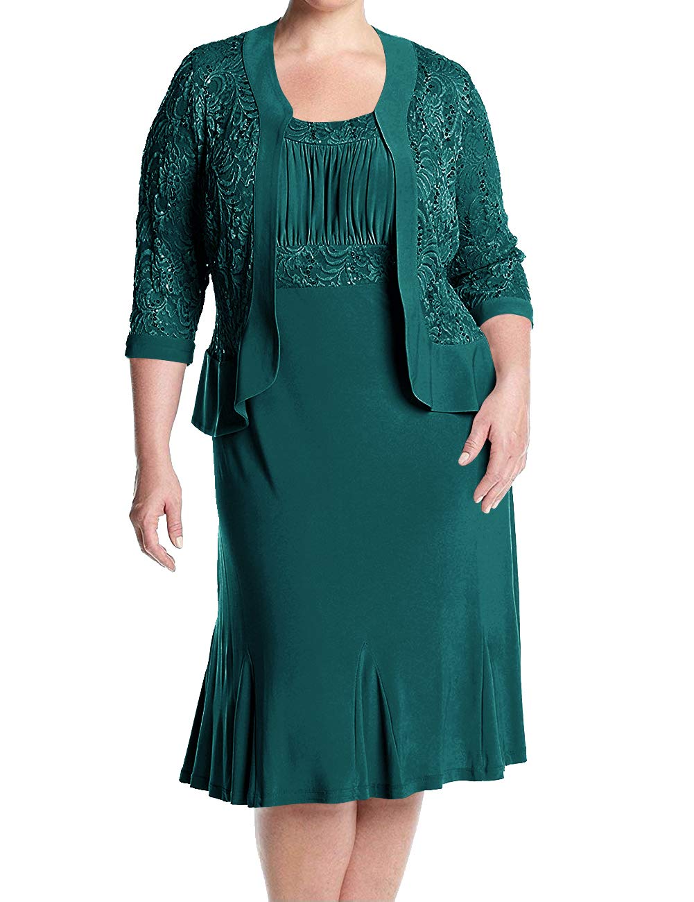 Elegant Mother of The Bride Dresses - Lace Formal Gowns with Jacket for Women | Perfect for Weddings, Evening Parties & Special Occasions