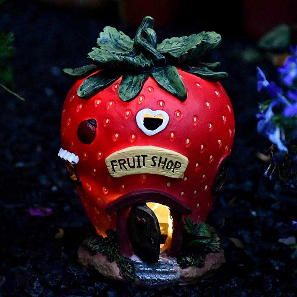 Solar-Powered Garden Decor - LED Gnome & Fairy Statues, Waterproof Resin Outdoor Sculptures for Yard, Lawn & Patio | Perfect for Landscape Lighting, Backyard Ornaments & Nighttime Garden Accents