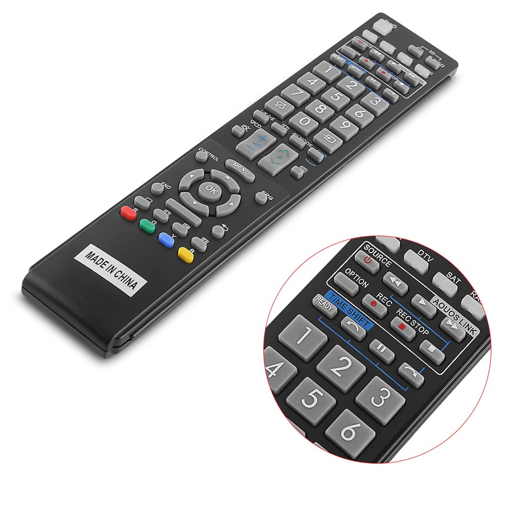 Universal Smart TV Remote Control Replacement for LED LCD HD 3D TVs - Compatible with Most Brands, Perfect for Living Room, Bedroom & Home Theater Use