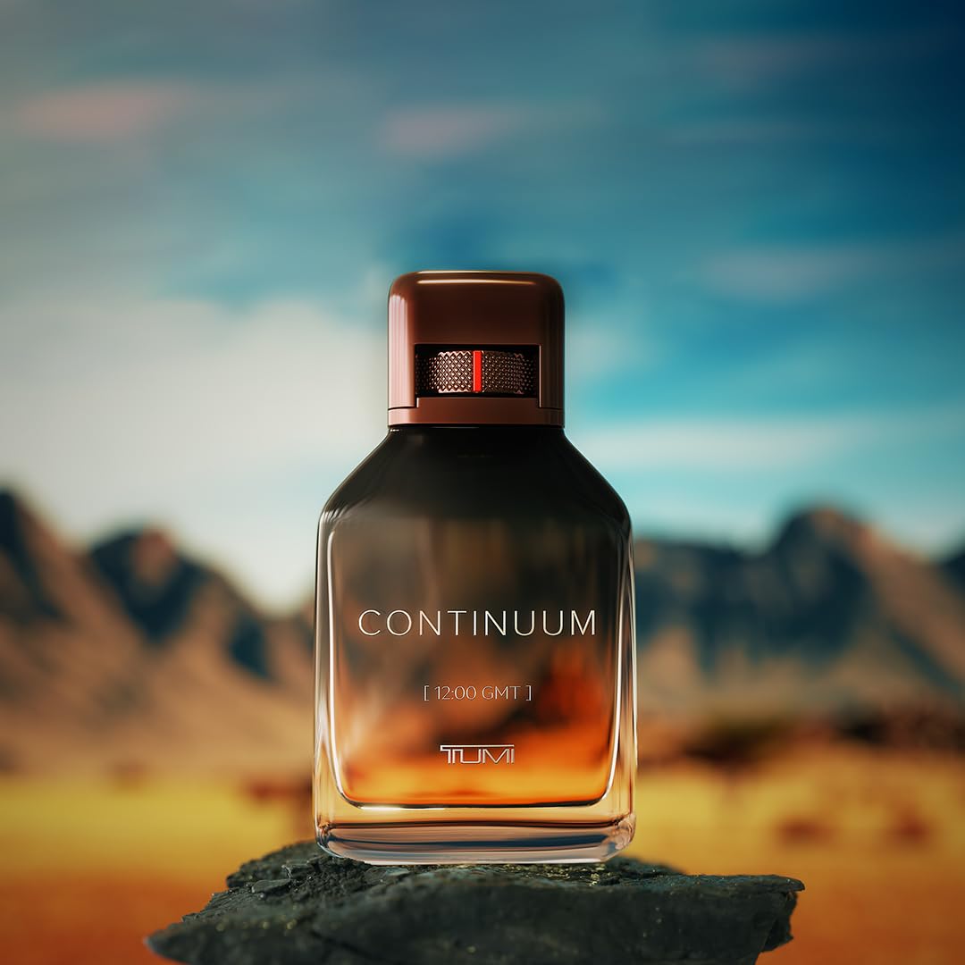 TUMI CONTINUUM Bold & Fresh Cologne for Men - Earthy & Smoky Notes Eau de Parfum (6.7 oz & 1.0 oz) | Long-Lasting Fragrance for Work, Date Night & Special Occasions