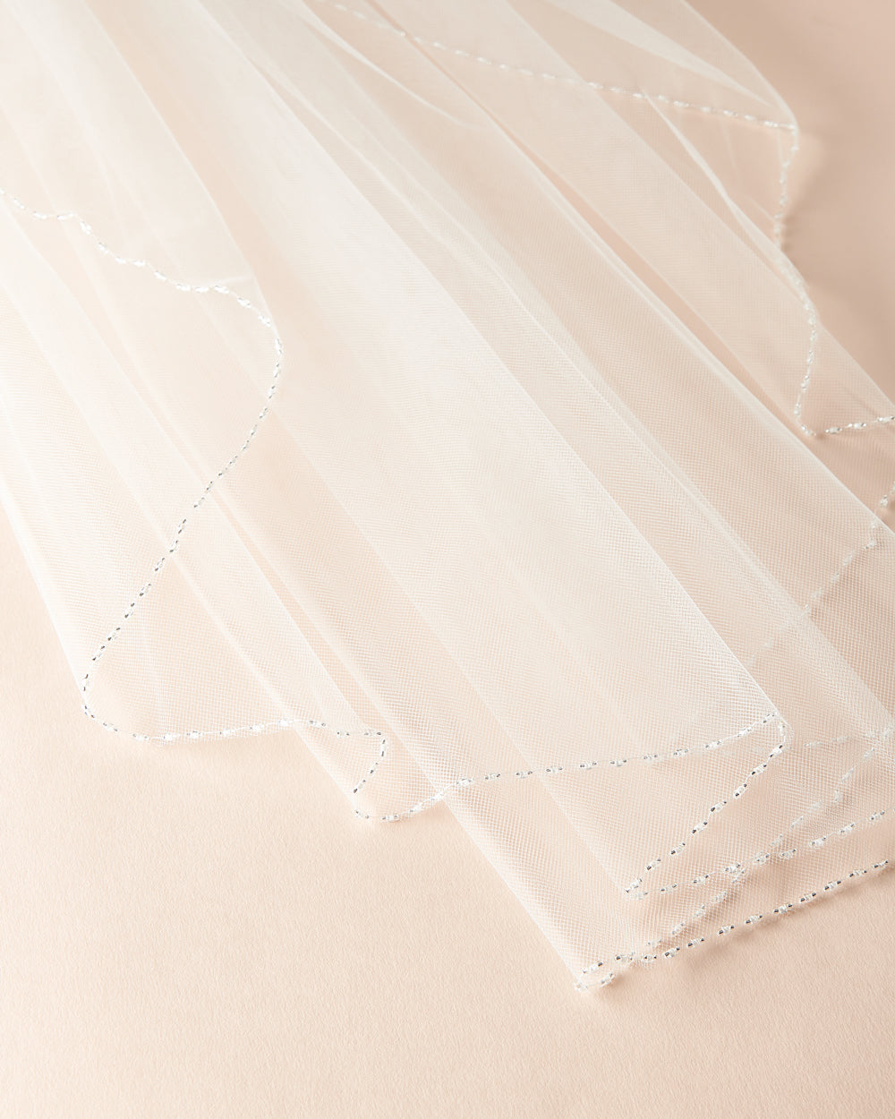 Clara Beaded Wedding Veil - Elegant Crystal Bridal Hair Accessory for Bride, Bridesmaid & Formal Occasions