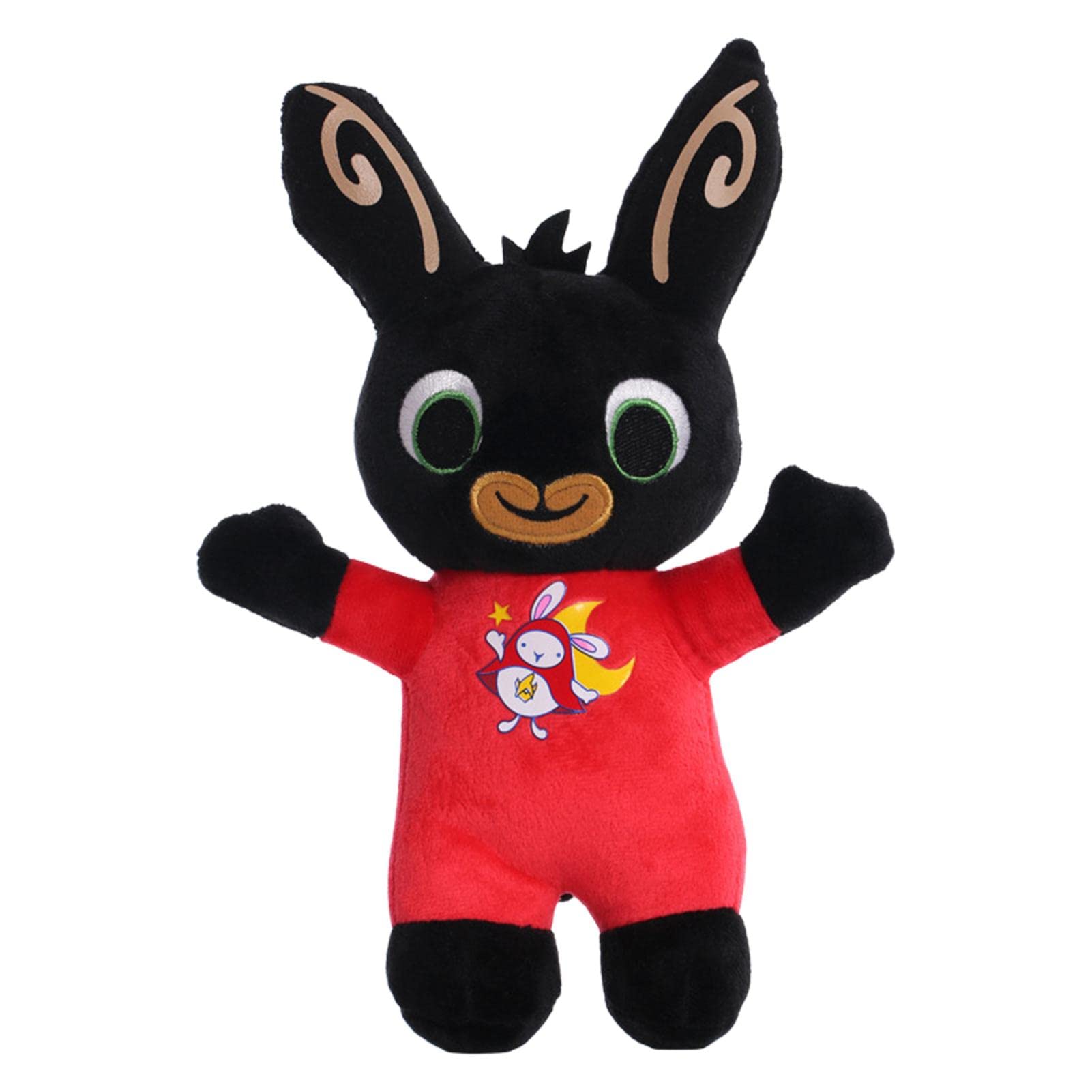 Bing Bunny Plush Toy - 10.63 Inch Soft Stuffed Animal with Crinkly Ears | Cute Cartoon Bunny Pillow for Kids & Toddlers | Perfect for Cuddling, Nursery Decor, and Gift Giving