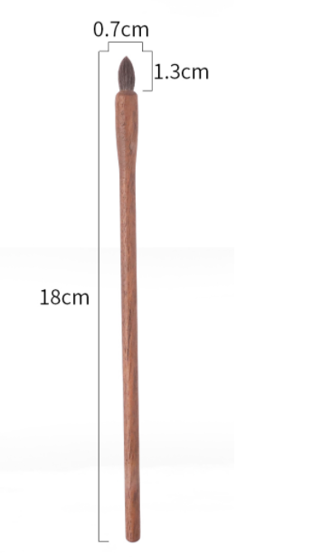 Premium Walnut Makeup Brush Set - Natural Wood Handle, Soft Vegan Bristles for Flawless Makeup Application - Perfect for Professional Artists & Home Beauty Routines