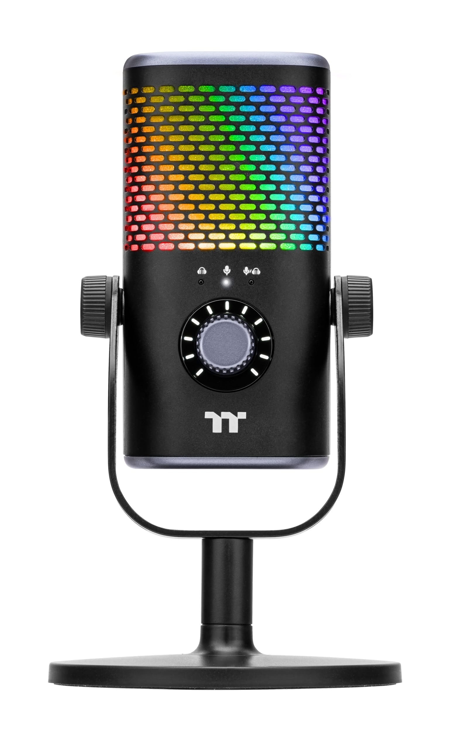 Thermaltake GS50 RGB USB Microphone (Black) - Professional Streaming, Gaming & Recording Studio Mic for PC, Mac, YouTube & Podcasts
