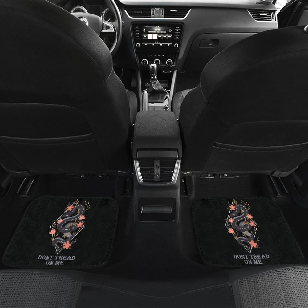 Premium Don't Tread On Me Car Floor Mats - Non-Slip, Heavy Duty Protection for Trucks & SUVs - Perfect for Off-Roading, Daily Commutes & Car Enthusiasts