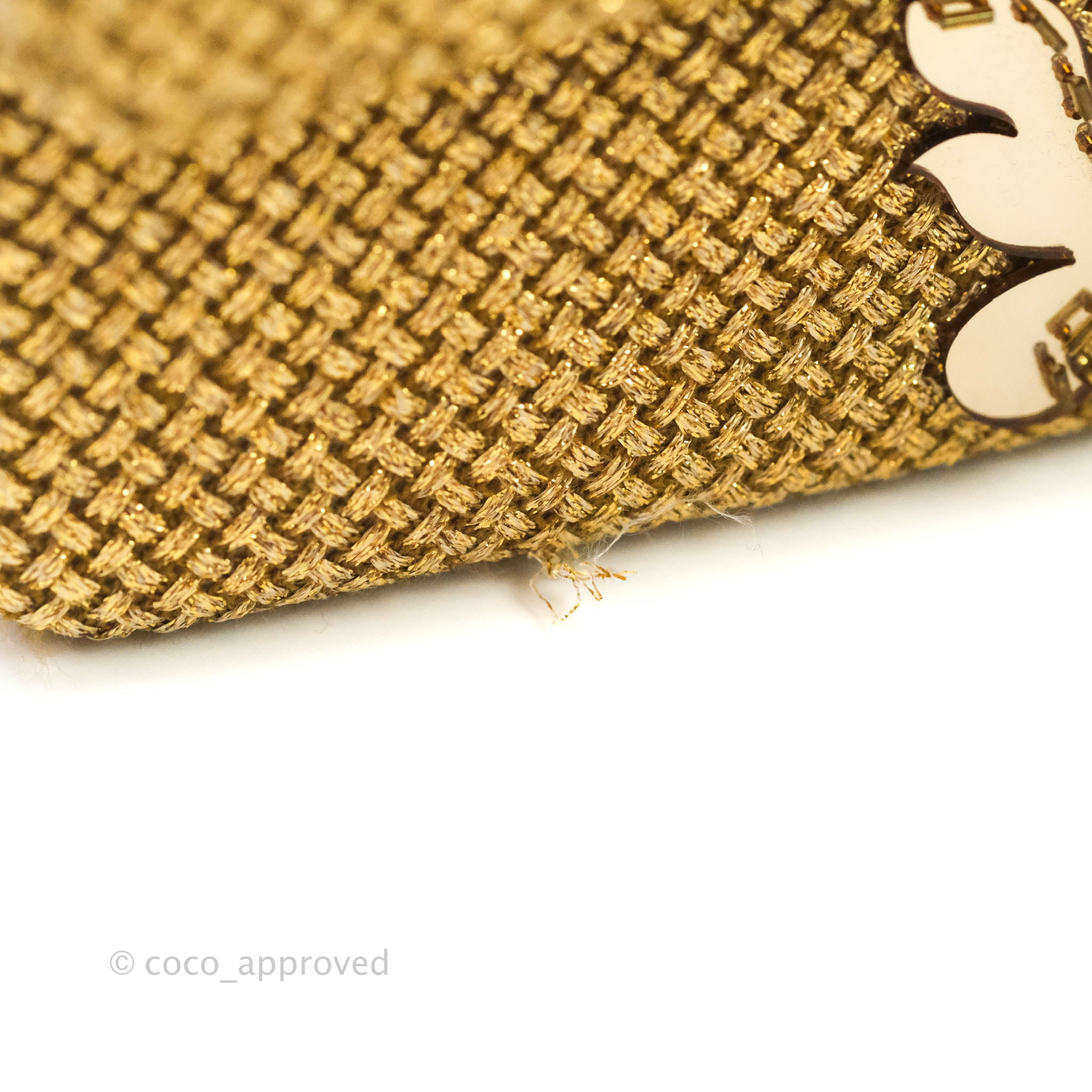 Chanel Classic M/L Medium Double Flap Gold Tweed Mirror Embellished Gold Hardware Bag - Luxury Designer Handbag for Women, Perfect for Parties, Weddings & Special Occasions
