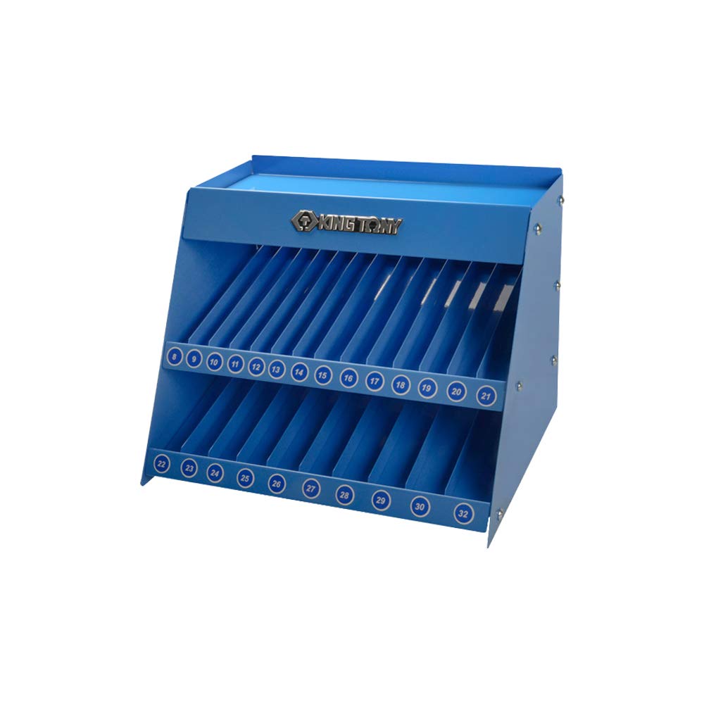 KT Pro Tools B87103 Heavy Duty Metal Socket Shelf - Durable Storage Organizer for Wrenches, Sockets & Tools - Perfect for Garage, Workshop & DIY Projects