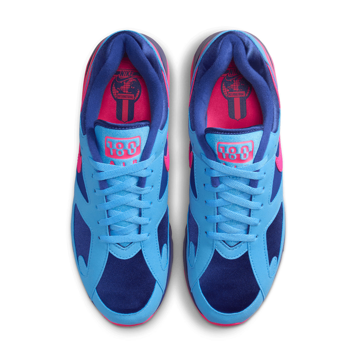 Nike Air 180 'University Blue Hyper Pink' Retro Running Shoes - Men's Basketball Sneakers for Casual Wear & Street Style Fashion