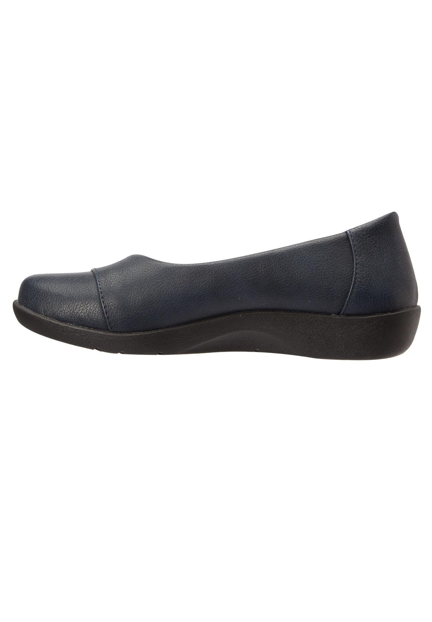 Comfortview Women's Wide Width The Gab Flat - Comfortable Slip-On Shoes for Work, Travel & Everyday Wear