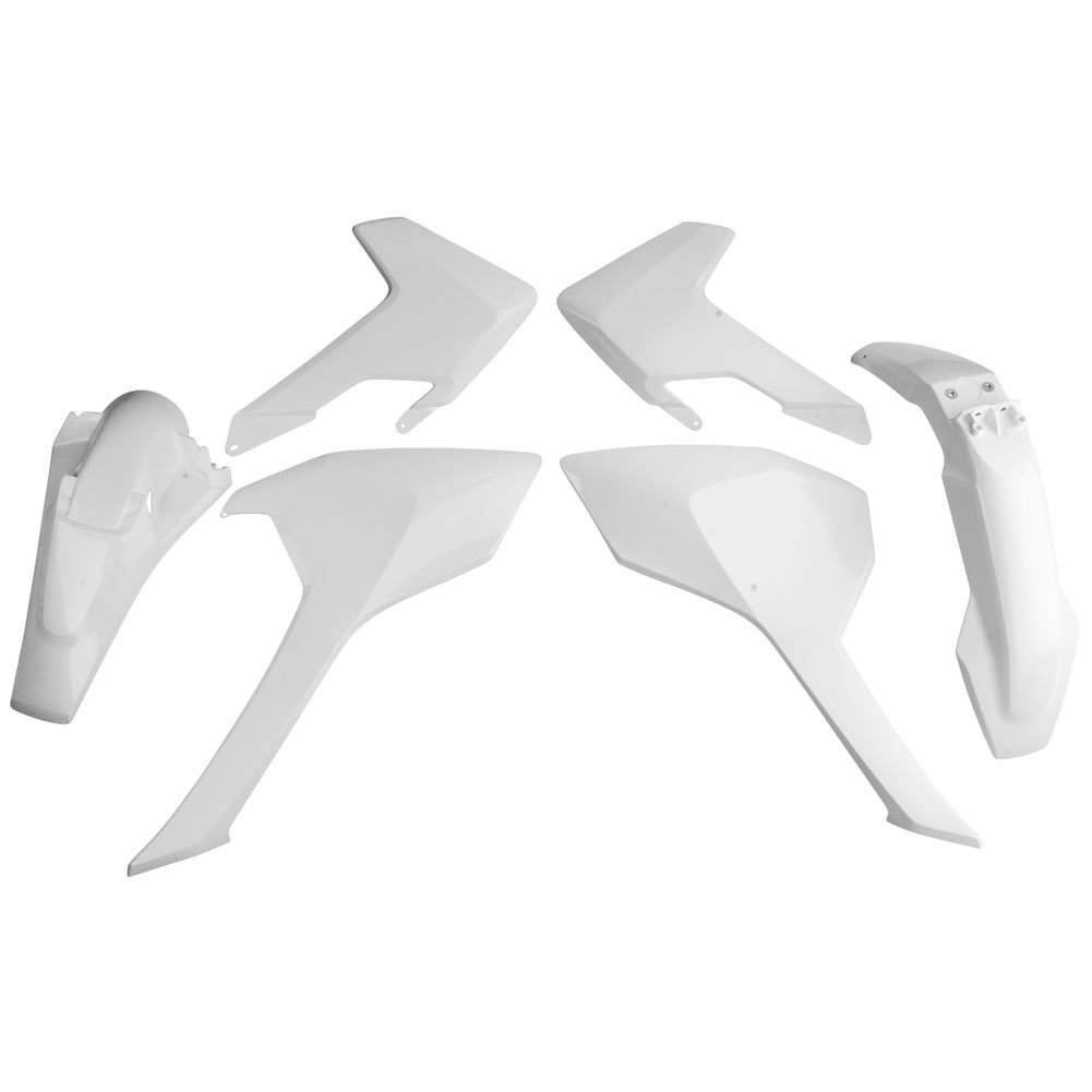 Acerbis Replica Plastic Kit White for Husqvarna FE 350 2017-2019 | Dirt Bike Body Replacement Parts | Perfect for Off-Road Racing & Motorcycle Restoration