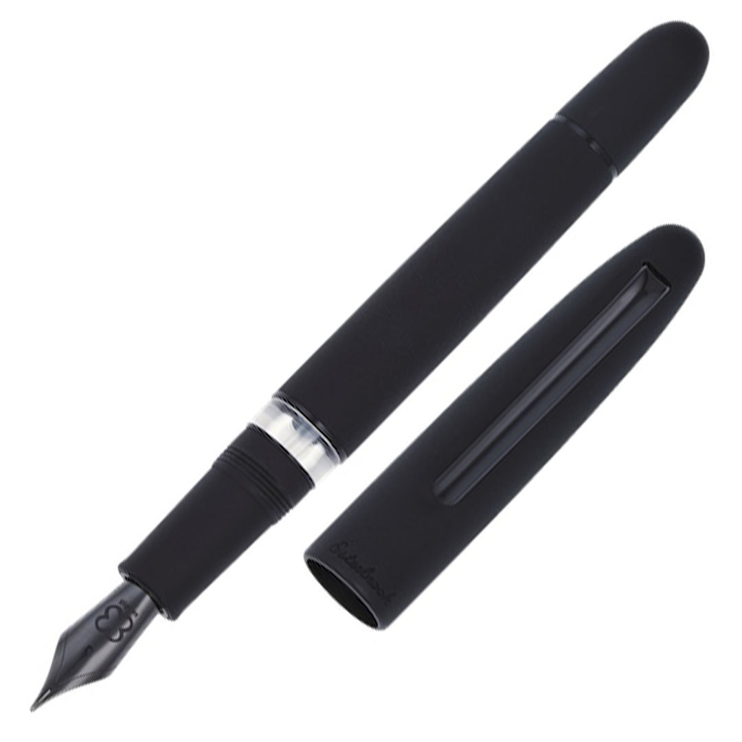 Esterbrook Estie Fountain Pen - Piston Filler Raven Black - Premium Writing Instrument for Calligraphy, Journaling & Gift Giving