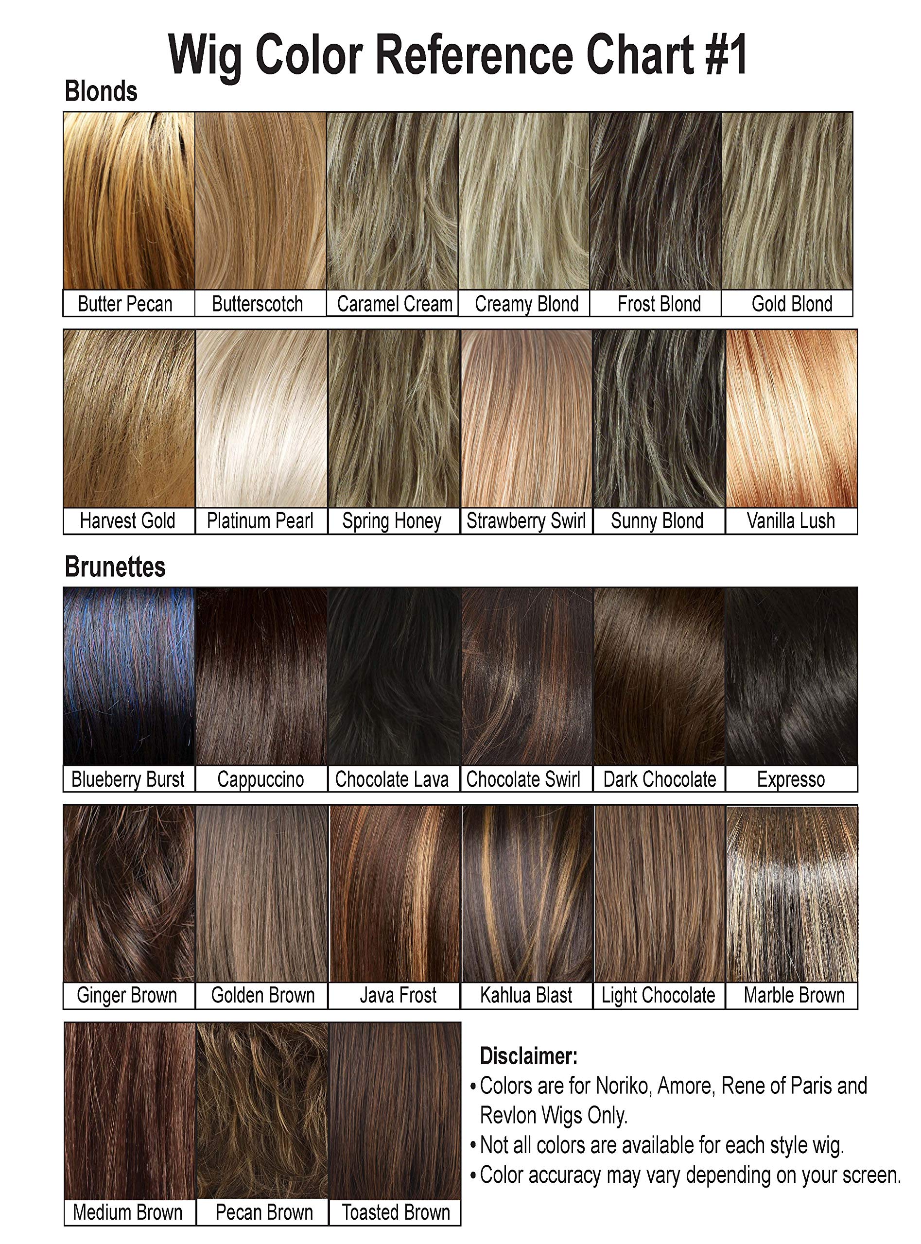 Rene of Paris Noriko Sky Synthetic Wig with Wig Lift Comb - Pecan Brown Hair Bundle (2 Items) | Perfect for Cosplay, Costume Parties & Everyday Wear