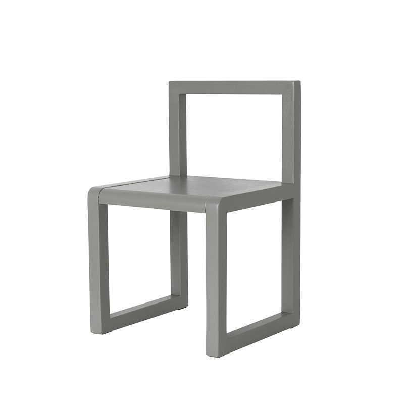 FERM LIVING Little Architect Kids Chair - Grey | Modern Children's Chair for Playroom, Nursery & Classroom | Durable & Stylish Toddler Seating