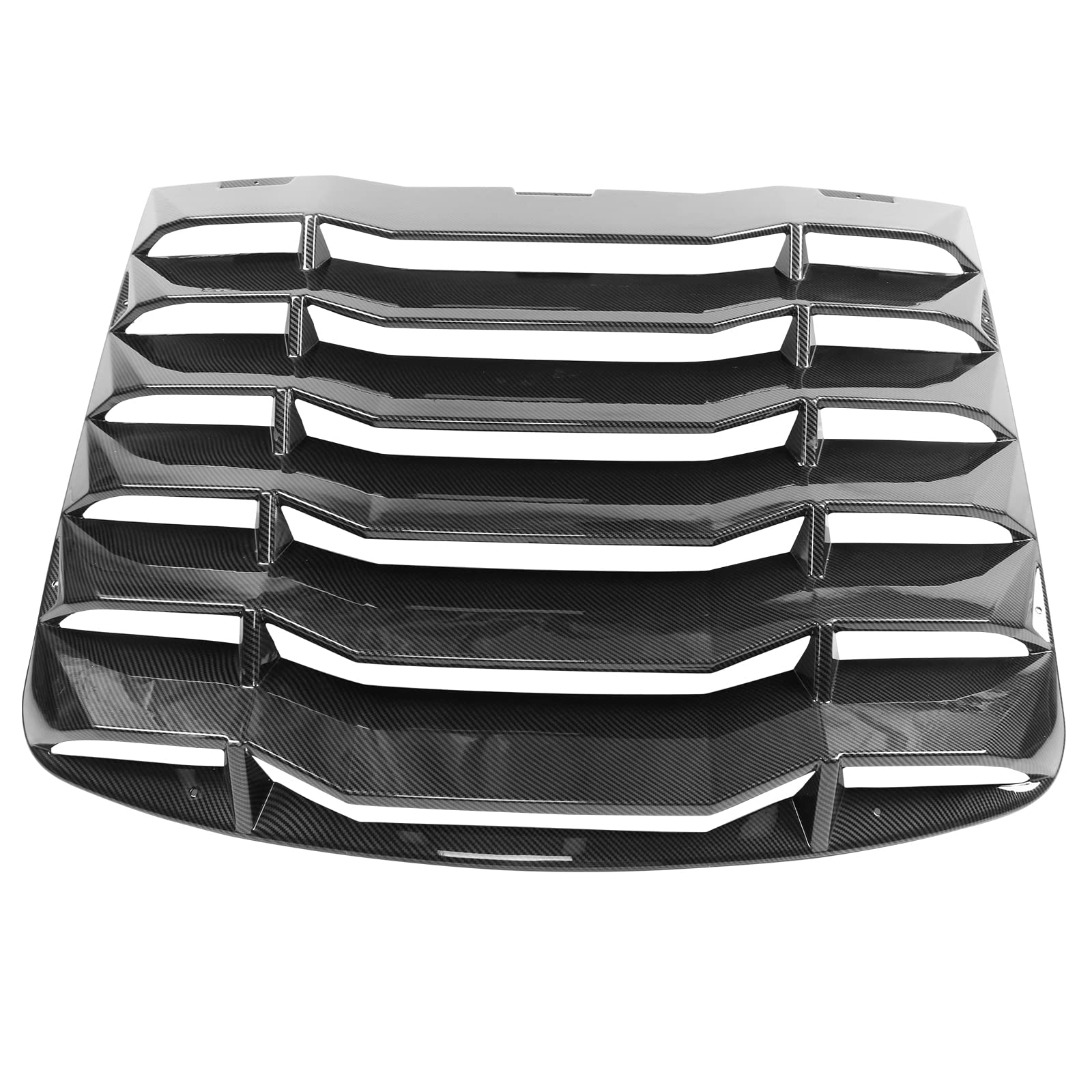 FREEMOTOR802 Rear Window Louver for 2003-2008 Nissan 350Z - Carbon Fiber Look ABS Plastic Sun Shade Cover | Enhances Style & Provides UV Protection for Sports Cars
