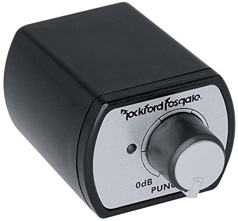 Rockford Fosgate PEQ Punch Series Amplifier Bass Knob - Car Audio Bass Control for Enhanced Sound in Vehicles & Trucks