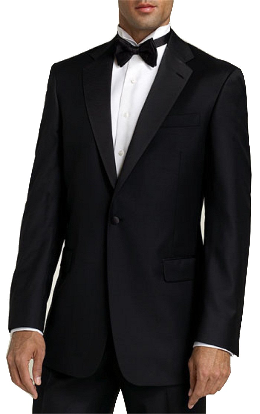 Elegant Men's Tuxedo Suit with Pleated Front & Adjustable Waist Pants - Perfect for Weddings, Proms & Formal Events