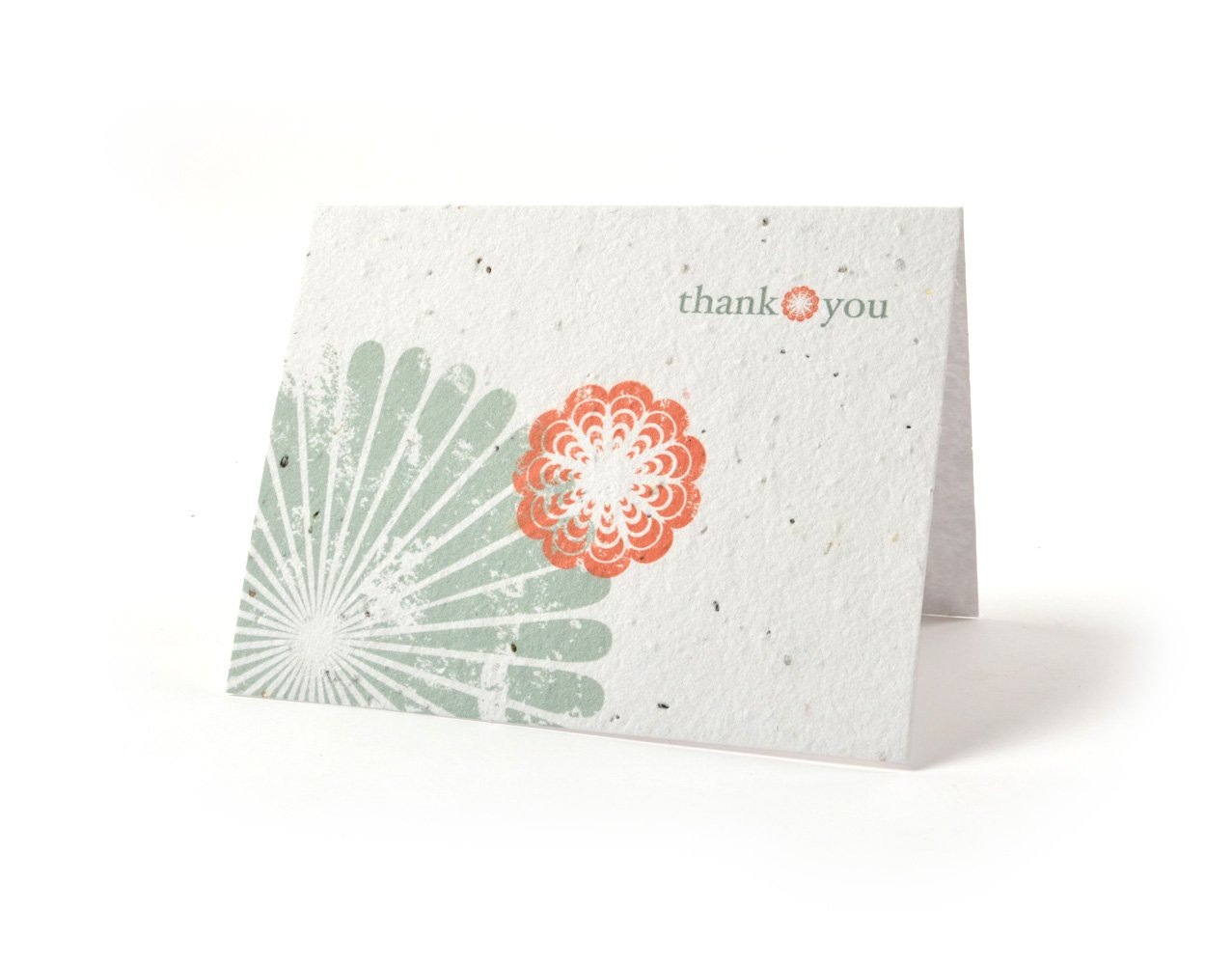 Bloomin Thanks A Bunch Cherry Blossom Seed Paper Greeting Cards - Eco-Friendly Plantable Cards (8 Pack) for Birthdays, Thank You Notes & Special Occasions