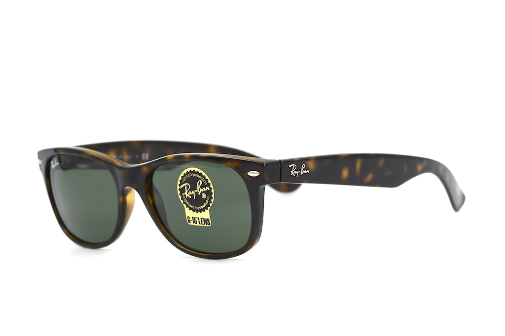 RayBan 2132 New Wayfarer Sunglasses 55mm Polarized Lenses - Classic Style for Men & Women - Perfect for Driving, Beach & Outdoor Activities