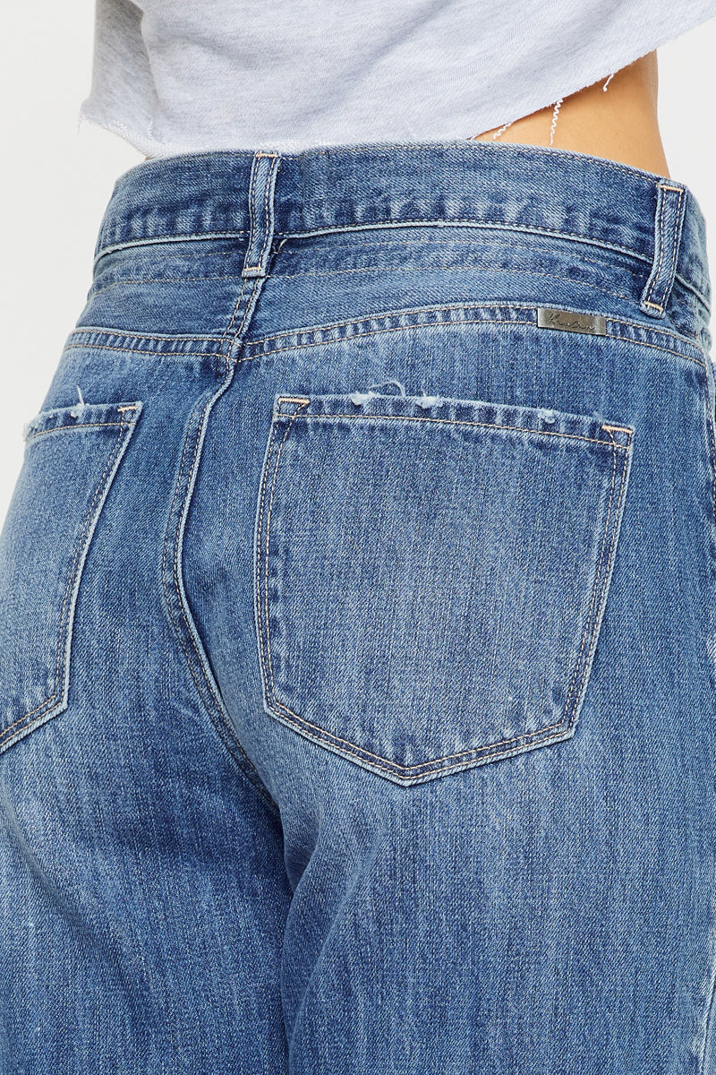 Dahlia Ultra High Rise Slouch Fit Jeans for Women - Stretch Denim Skinny Pants with Comfortable Waistband | Perfect for Casual Wear, Date Night & Everyday Outfits