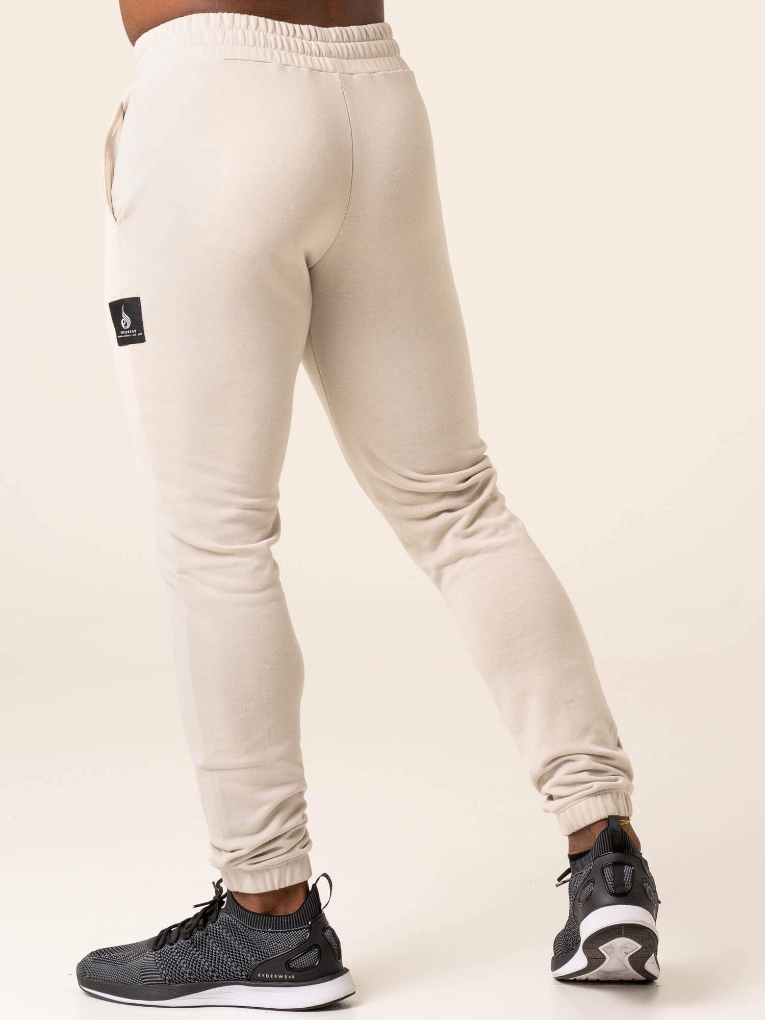 Dynamic Track Pants for Men - Comfortable & Stylish Stone Color Joggers for Running, Gym & Casual Wear