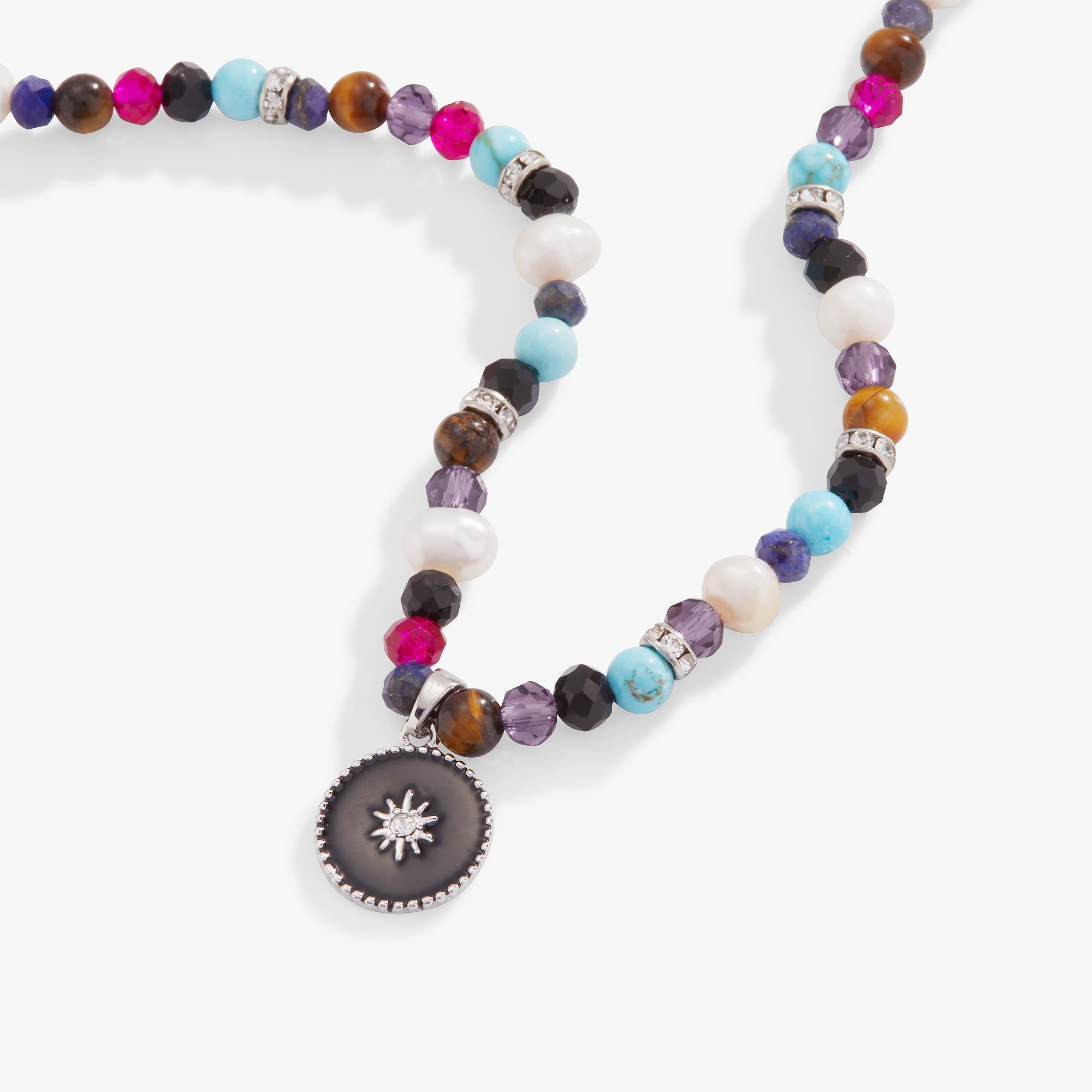 Celestial Beaded Necklace for Women - Elegant Starry Sky Crystal Jewelry - Perfect for Evening Parties, Weddings & Special Occasions