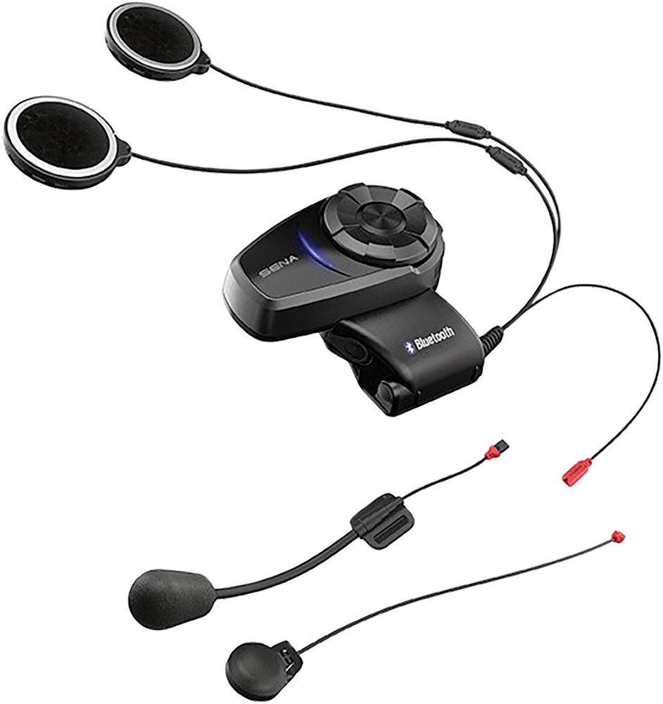 Sena 10S Bluetooth Motorcycle Intercom Headset - Wireless Communication System for Riders - Perfect for Group Riding, GPS Navigation & Hands-Free Calls