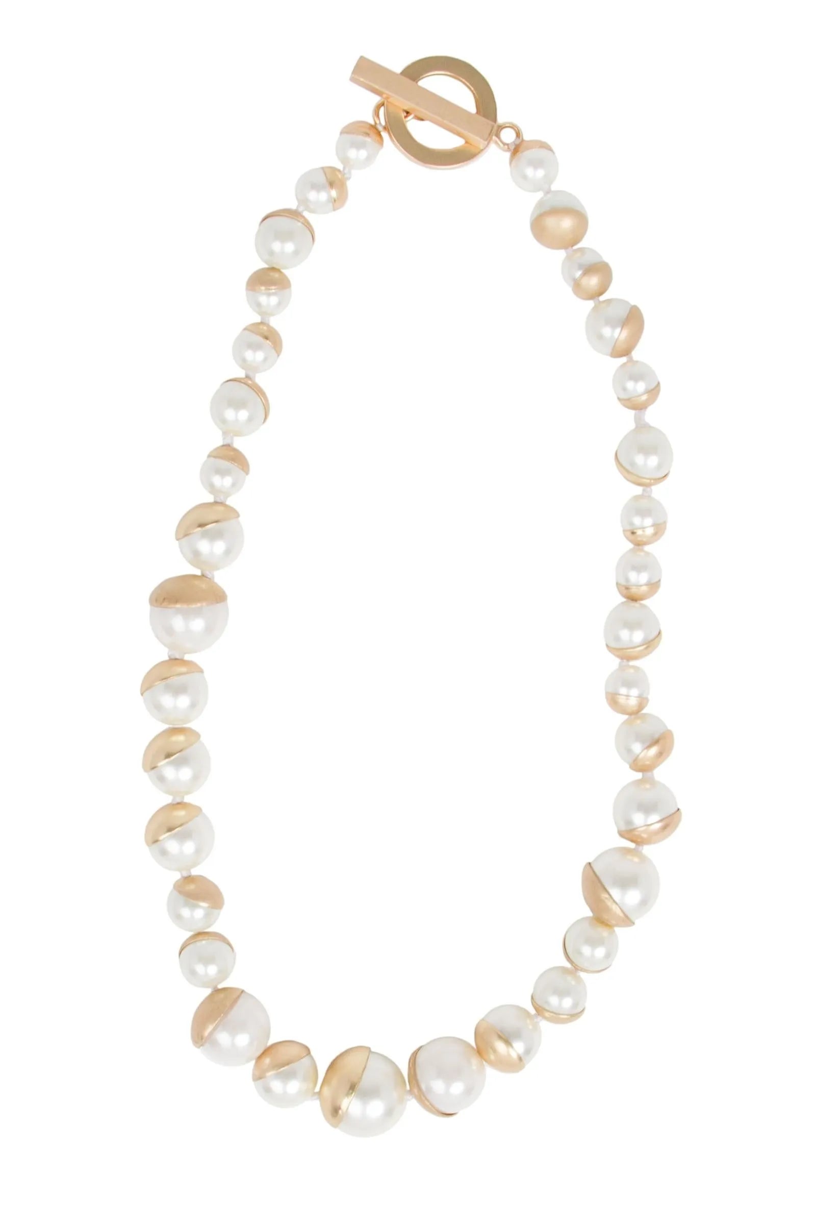 Elegant Pearl Gold Chain Necklace for Women - Versatile Layering Jewelry for Daily Wear, Parties & Special Occasions
