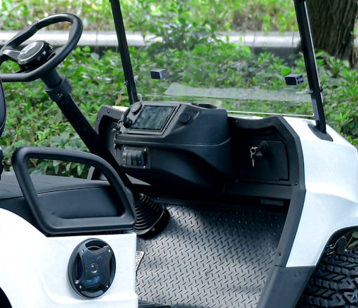 48V Electric Golf Cart 4 Seater - Renegade Light Edition Utility UTV in Silver | Perfect for Golf Courses, Campuses & Resort Transportation