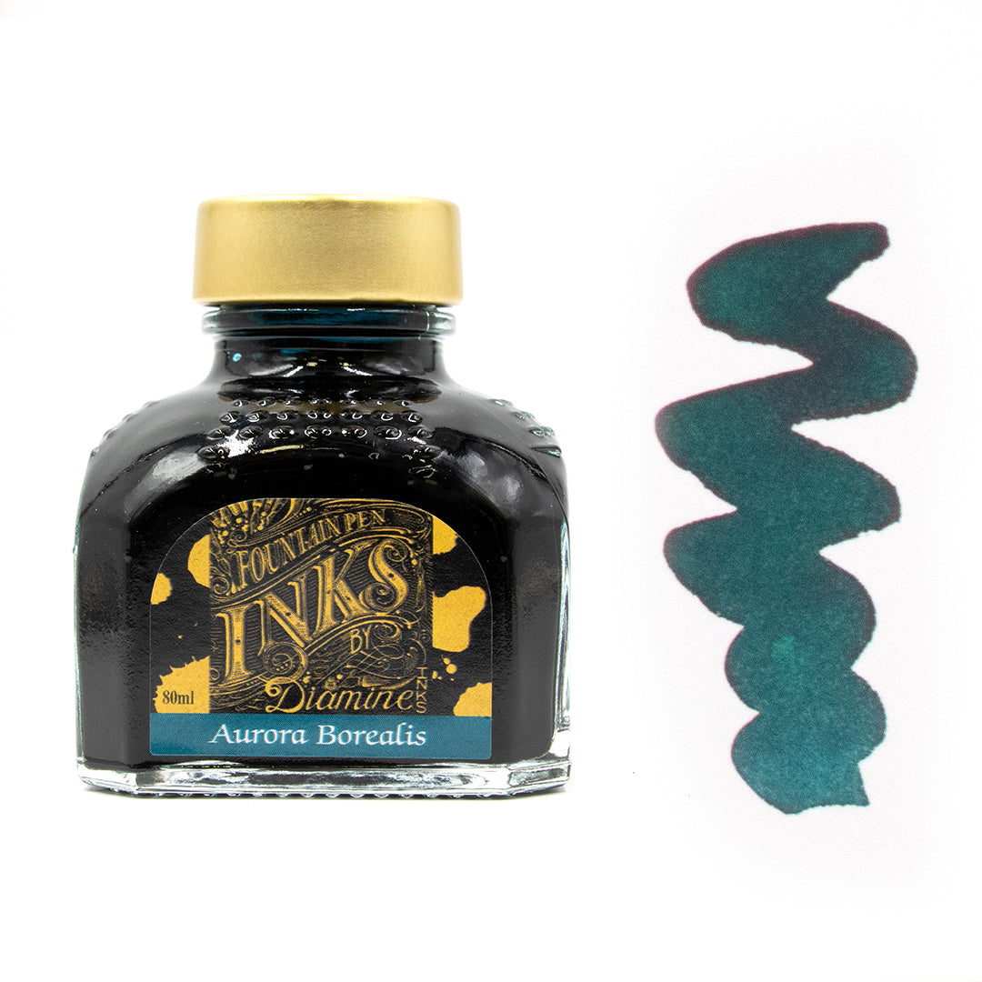 Premium Diamine Ink Bottle 80ml - Vibrant Fountain Pen Ink for Calligraphy, Journaling & Artistic Writing - Smooth Flow & Rich Colors
