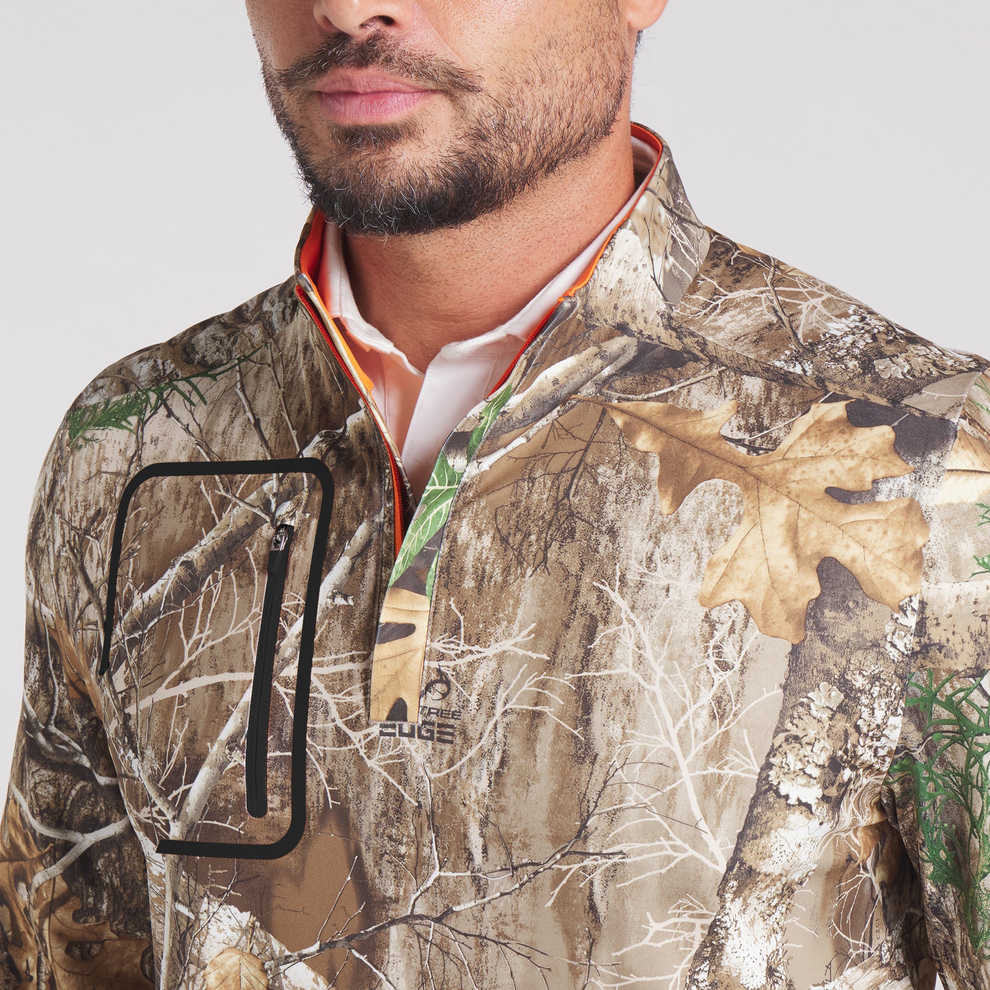 Realtree® Camo Golf 1/4 Zip Pullover - Lightweight Performance Shirt for Men - Perfect for Golfing, Outdoor Sports & Casual Wear