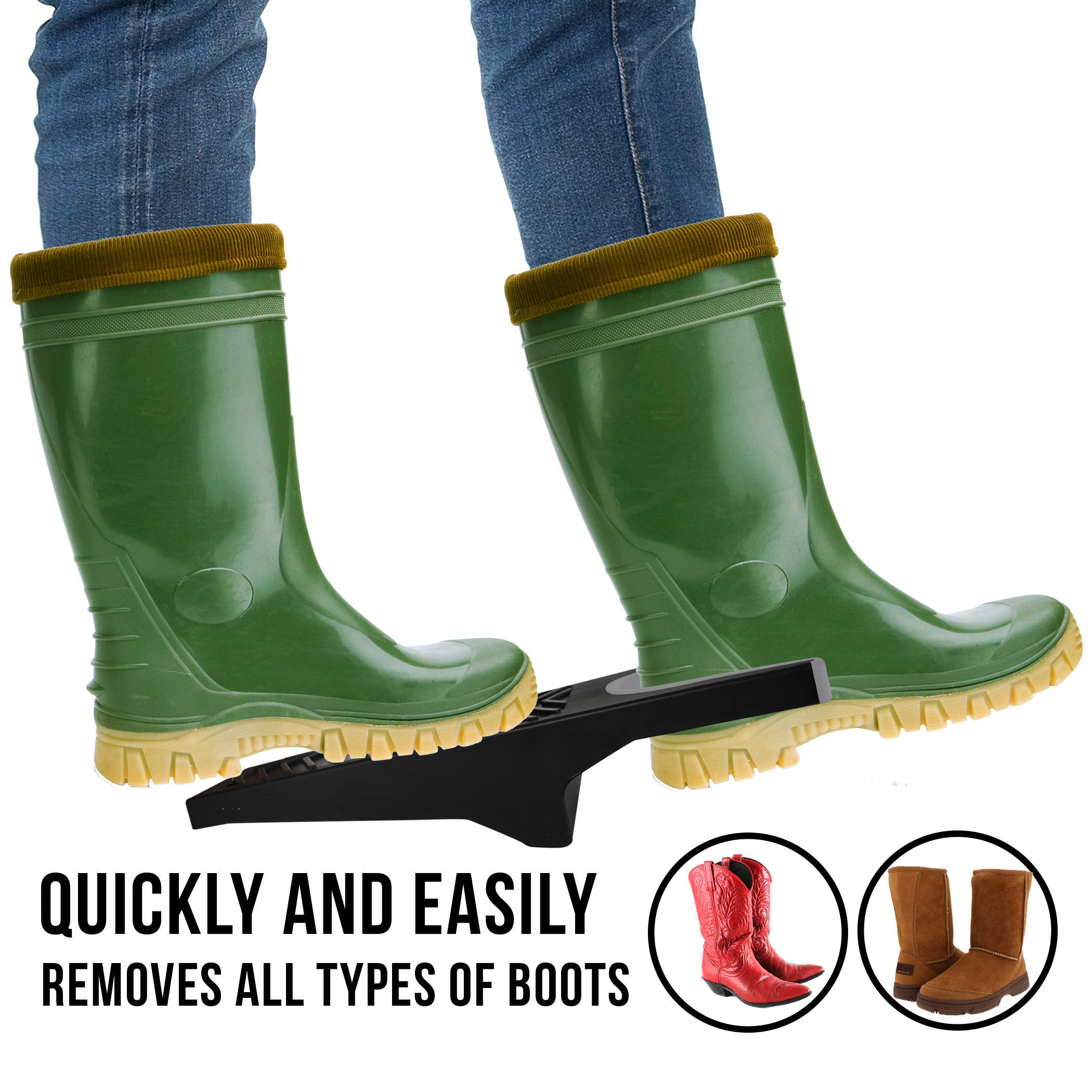 Premium JobSite Boot Puller with Rubber Grip Inlay - Heavy Duty Shoe & Boot Remover Tool (1 Unit) - Ideal for Construction Workers, Farmers & Outdoor Enthusiasts