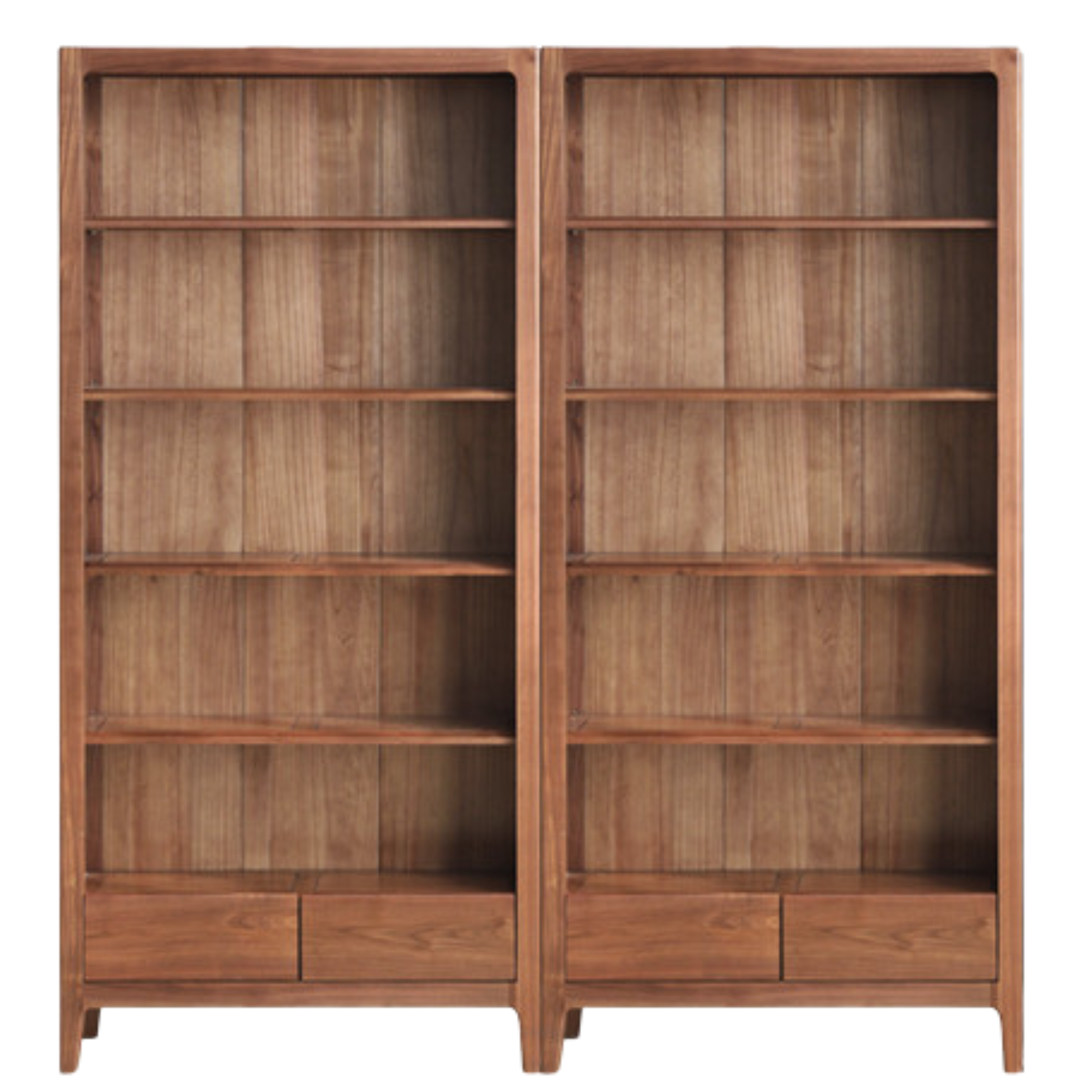 70x11.8x74.8 inch / 178x30x190 cm / Walnut color / Ash walnut color BB