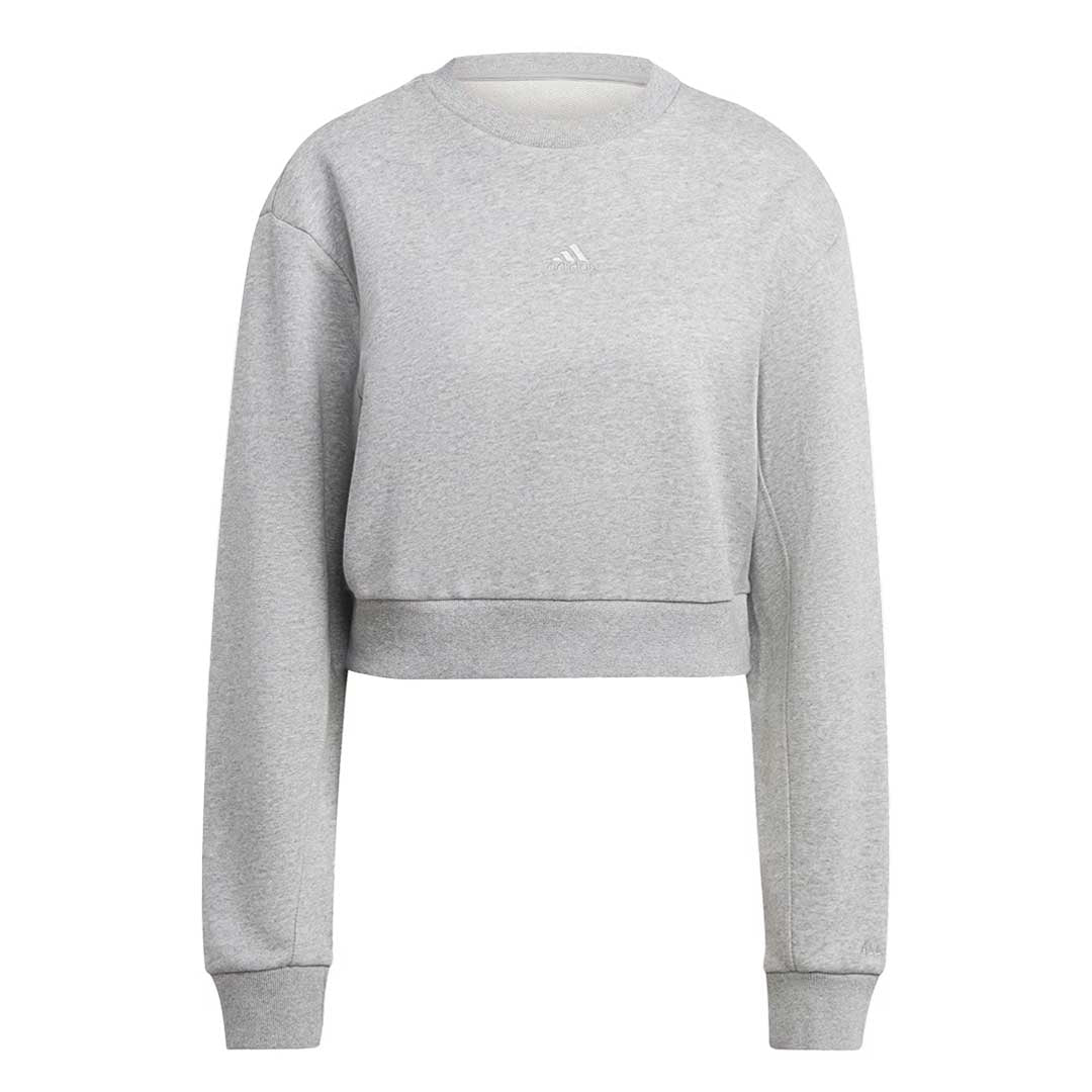 Adidas Women's All SZN French Terry Sweatshirt - IC6486 | Cozy Casual Pullover for Everyday Wear & Workout Comfort