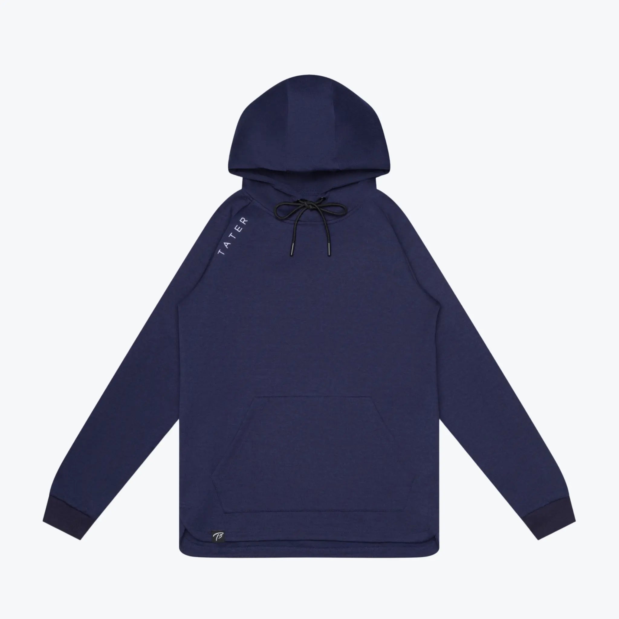 FUNDAMENTALS Long Sleeve Training Hoodie - Midnight Blue | Workout & Gym Essentials for Men & Women | Perfect for Running, Yoga & Casual Wear