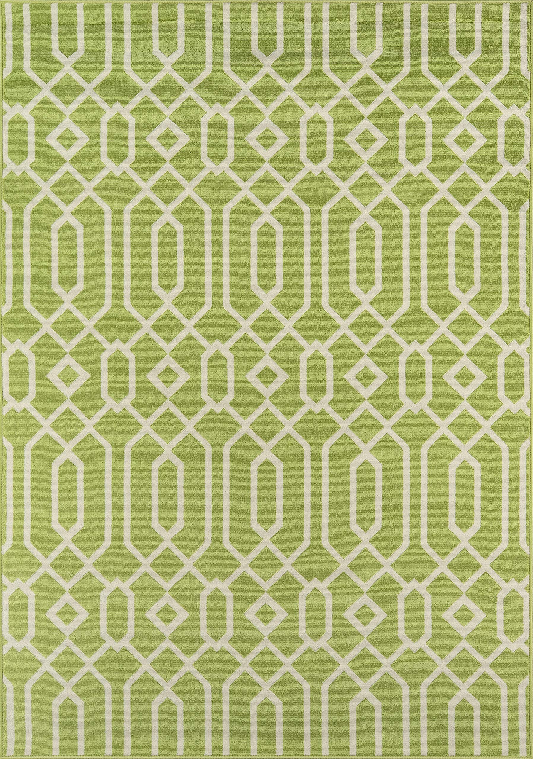 Momeni Baja Collection Contemporary Indoor/Outdoor Area Rug - UV Protected, Fade Resistant, Easy to Clean - 6'7