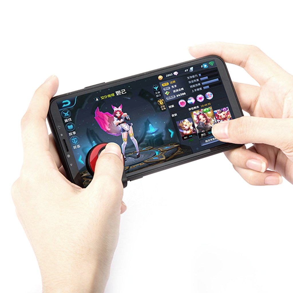 Wireless Bluetooth Game Controller Joystick for Mobile Phone, Tablet, PC - Compatible with iOS & Android - Perfect for PUBG, Fortnite, Call of Duty Mobile Gaming