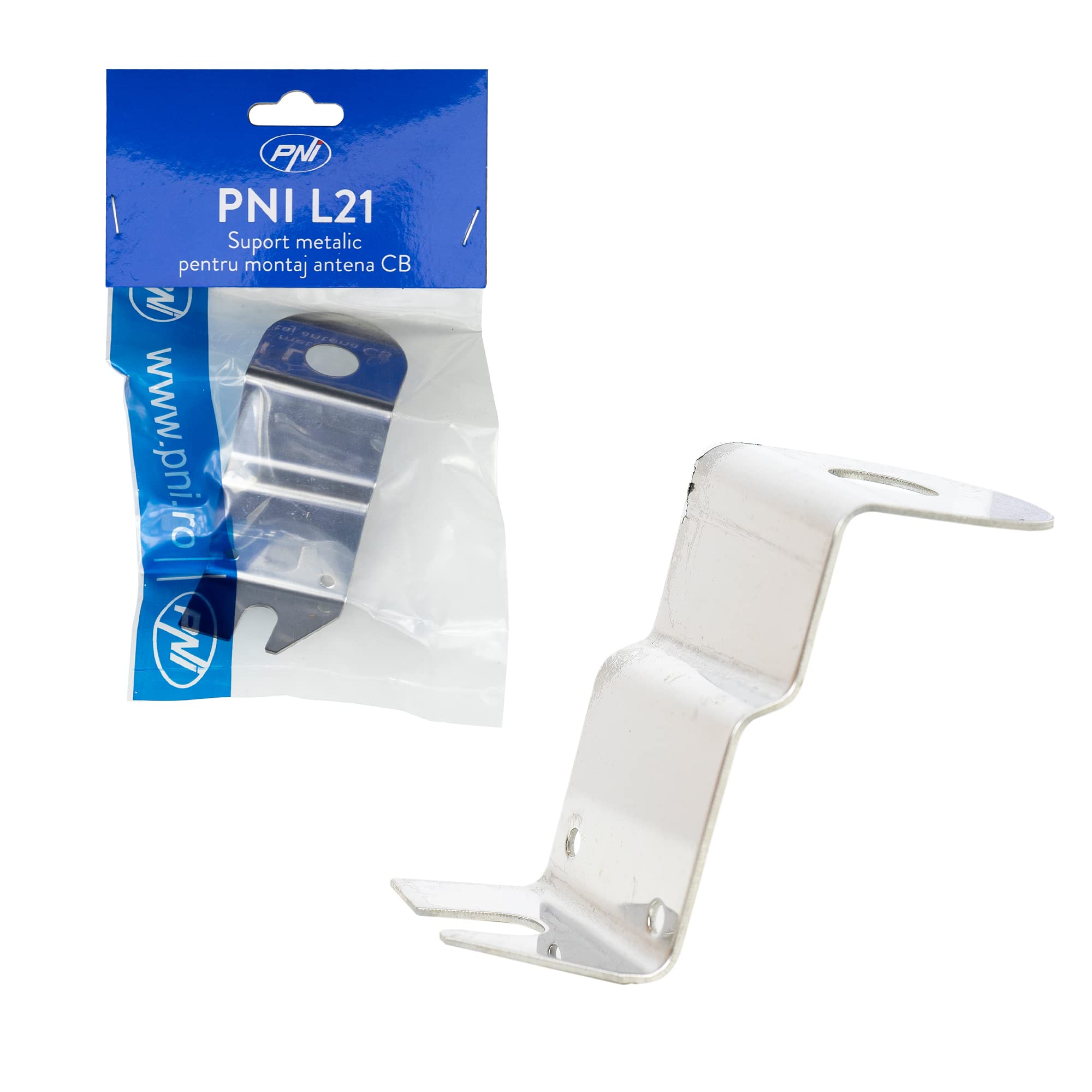 PNI L21 Metal Support Bracket for CB Radio Antenna Mounting - Durable & Sturdy Installation for Truck, Jeep & Off-Road Vehicles