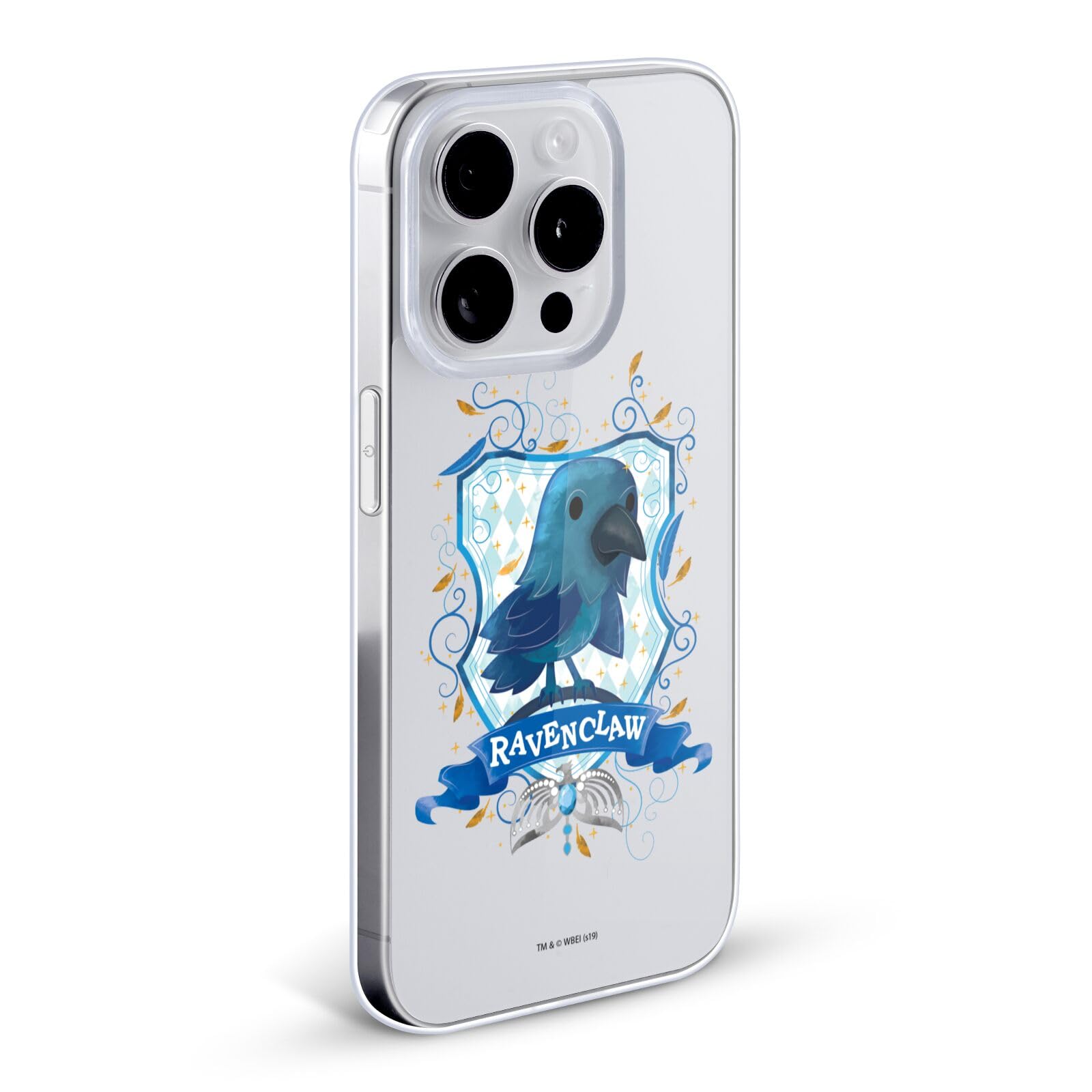 Officially Licensed Harry Potter Ravenclaw Deathly Hallows II Soft Gel Case for iPhone X/Xs - Protective Phone Cover for Fans, Wizards & Collectors | Perfect for Cosplay, Movie Nights & Potterhead Gifts