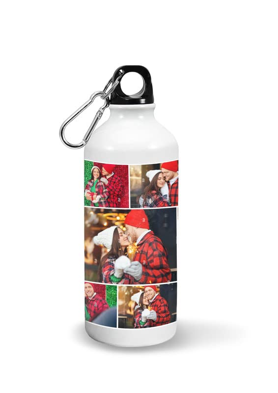 Customized Personalized Water Bottles & Sipper Bottles - Add Your Photo, Name, or Company Logo - Perfect Birthday Gift, Anniversary Gift for Office, Gym, Travel & Outdoor Activities