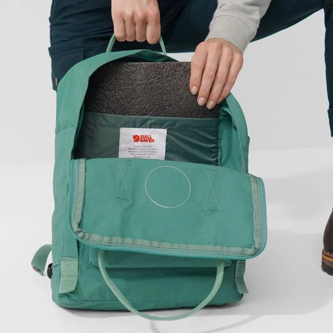 Fjallraven Kanken Backpack - Lightweight Durable Laptop Backpack for School & Travel, Deep Turquoise Blue, Perfect for Students, Hiking & Everyday Use
